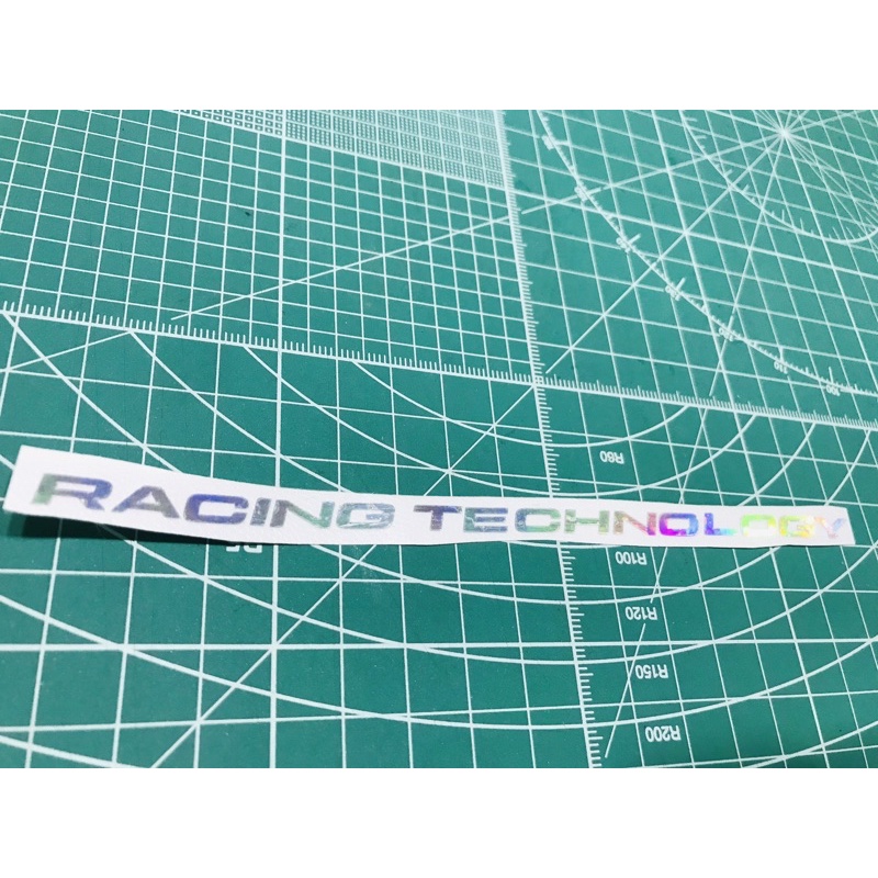 NSR  單張 小字 電鍍七彩雷射膜 隨光影變化 車貼 貼紙 適用於 整流罩