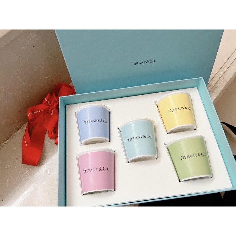 Tiffany&amp;Co. 紙杯造型骨瓷杯