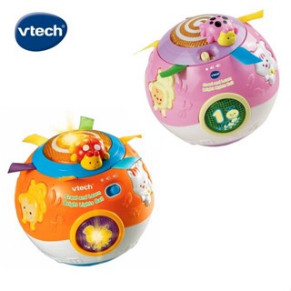 (當日寄)Vtech 炫彩聲光滾滾球 粉/橘兩色任選