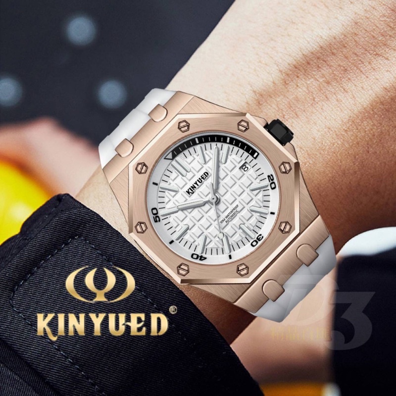 【現貨供應】正品 Kinyued 國王機械錶 J092 AP造型款 機械錶 男錶 機械手錶 手錶 男士錶 防水錶 矽膠錶