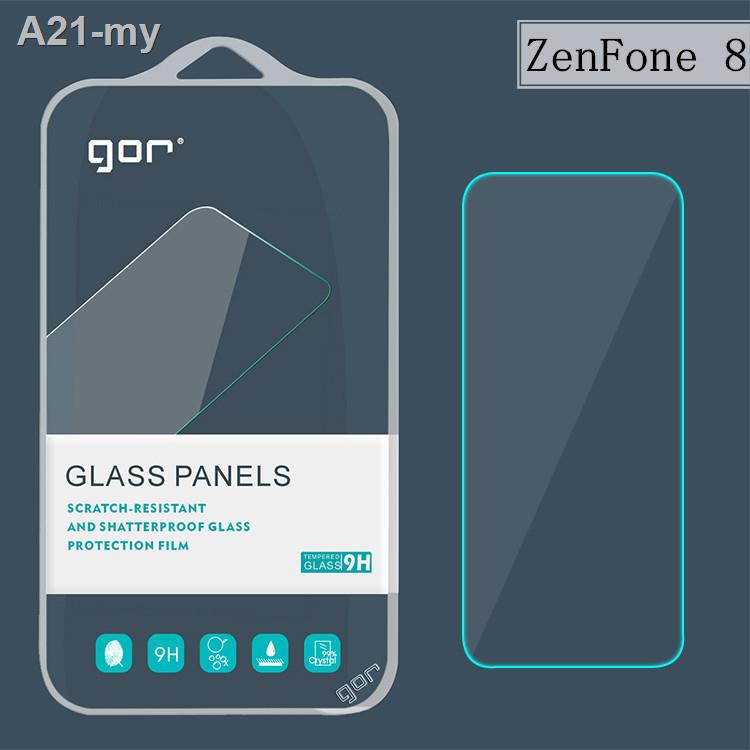 GOR 適用於Asus ZenFone 8強化玻璃膜 ZS590KS手機螢幕保護貼膜