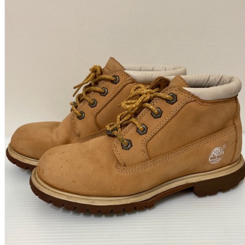 Timberland 女 黃色靴～US 6 1/2 號 6.5號