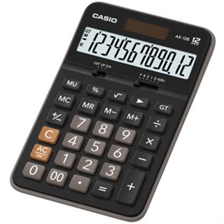 【CASIO】卡西歐 12位數雙電源商用計算機 AX-12B 臺灣卡西歐保固兩年