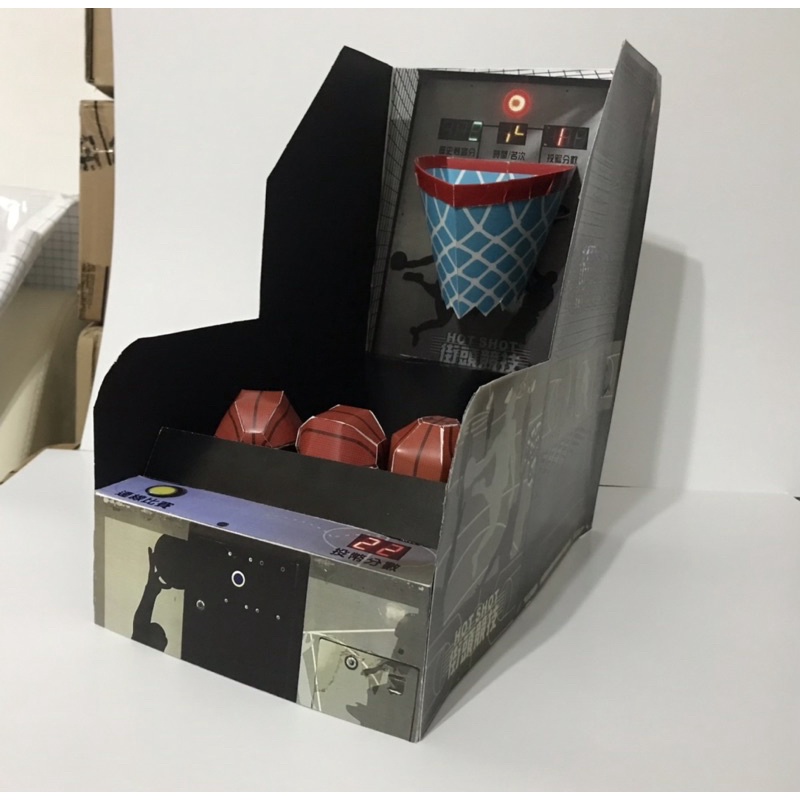 紙紮用品 投籃機（籃球機）（附贈籃球3顆）（如有需求會附上封條一張）