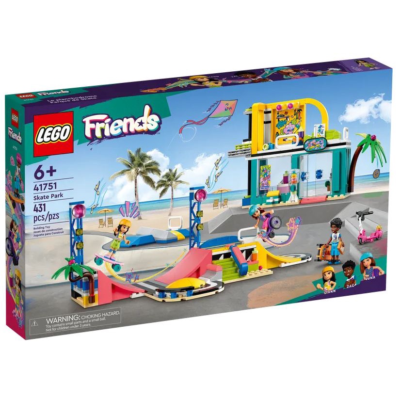 【台南 益童趣】LEGO 41751 滑板公園 Friends 女生好朋友系列 生日禮物 送禮 正版樂高