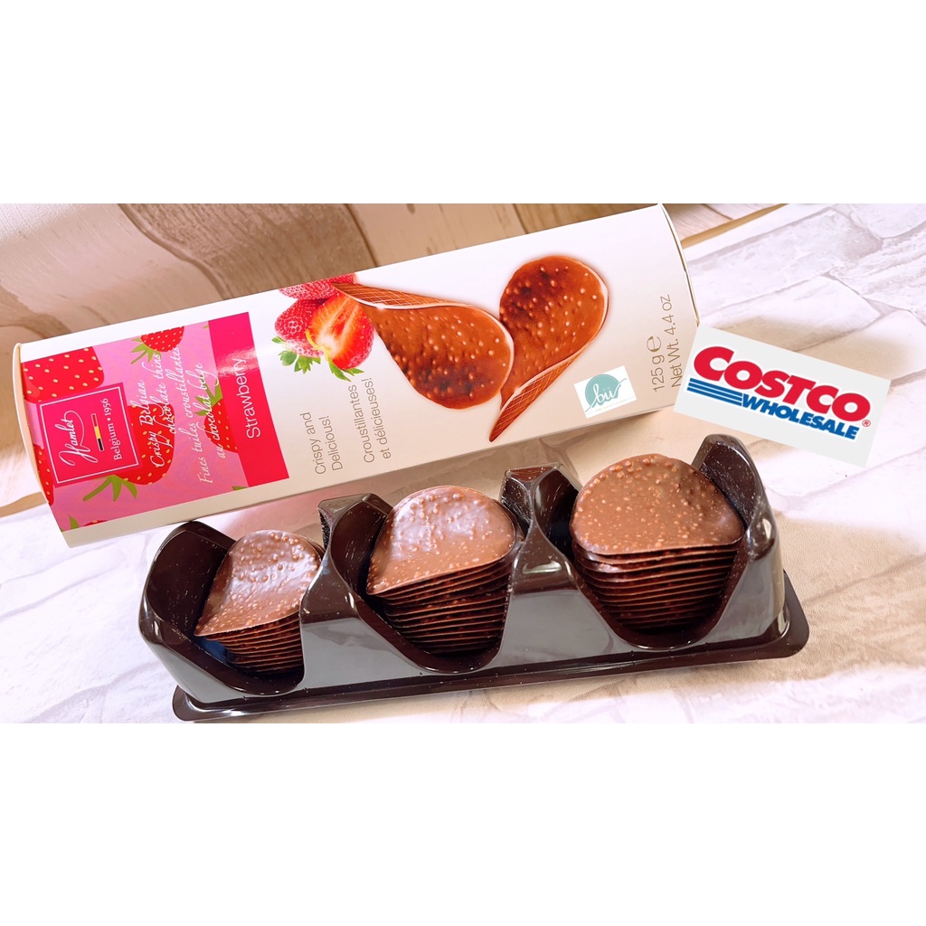現貨‼️ 《Costco好市多》比利時 Hamlet 草莓牛奶巧克力脆片