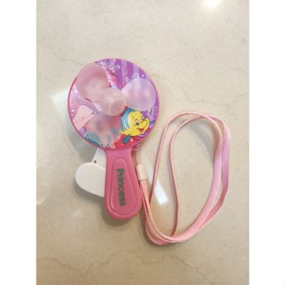 🧡💛迪士尼小美人魚 手壓可掛式小風扇