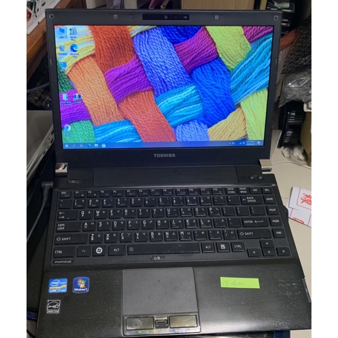 東芝 13吋筆電 Toshiba PORTEGE R830 四核 i7-2620M 8G 240G SSD Win10