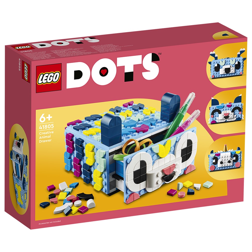 LEGO樂高 LT41805 創意豆豆動物抽屜 DOTS系列