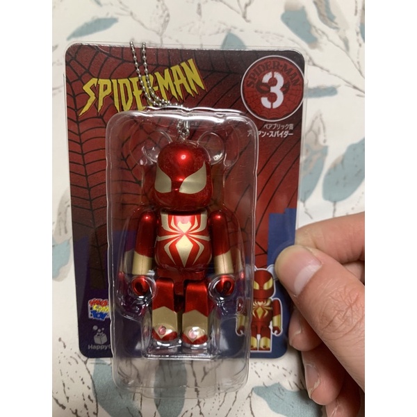庫柏力克熊 Bearbrick 蜘蛛人 spiderman 漫威Marvel 一番賞 100% 鑰匙圈 3號