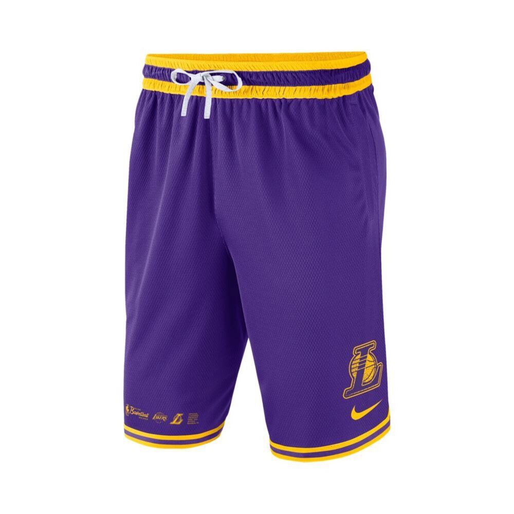 NIKE 短褲 DRI-FIT NBA 籃球褲 洛杉磯湖人 紫色 男 DH9176-504