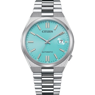 CITIZEN 星辰 情人節推薦 晴空藍 青春撞色機械錶 NJ0151-88M