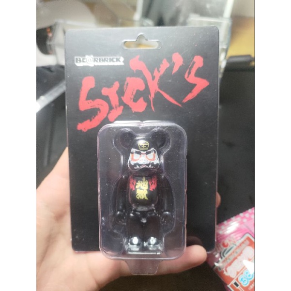 be@rbrick 庫柏力克熊 地獄達摩100%拆擺有傷