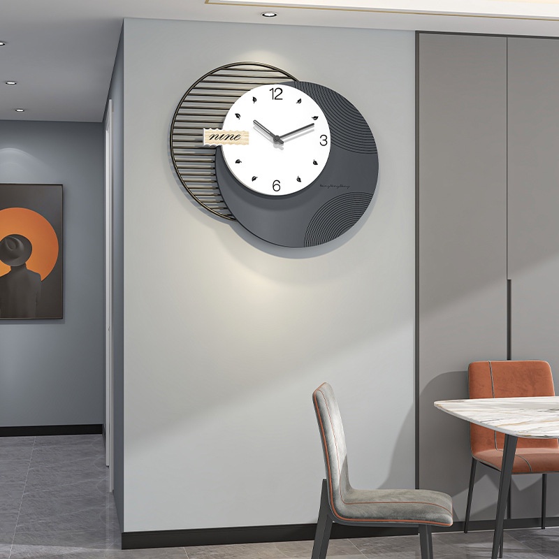 JJT久久達網紅掛鐘簡約現代家用裝飾鐘錶客廳時尚餐廳藝術創意時鐘掛墻新款