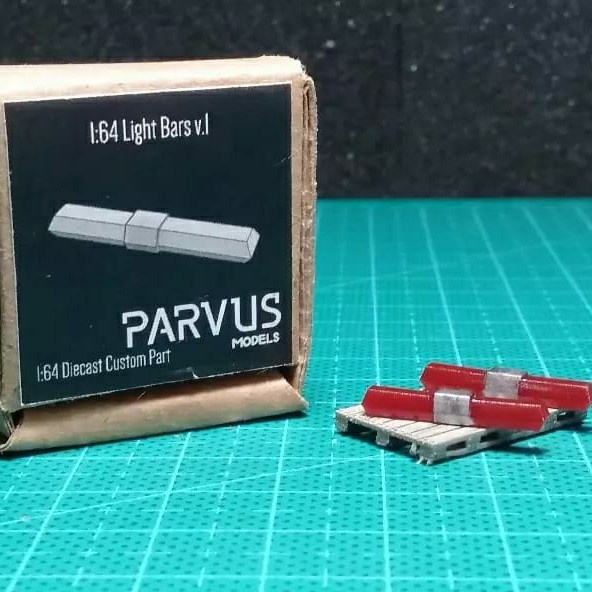 Parvus 模型燈條 v1 Sirine 配件壓鑄旋轉燈