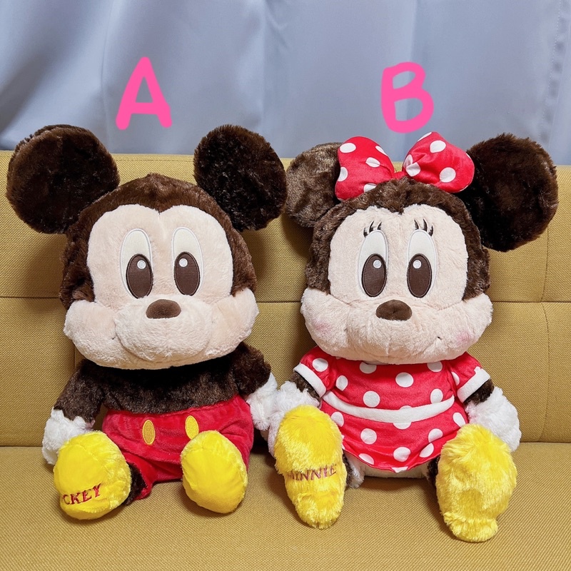 日本景品 正版 日版 全新 日本娃娃機 Disney 迪士尼 米奇 米妮 娃娃 玩偶 禮物