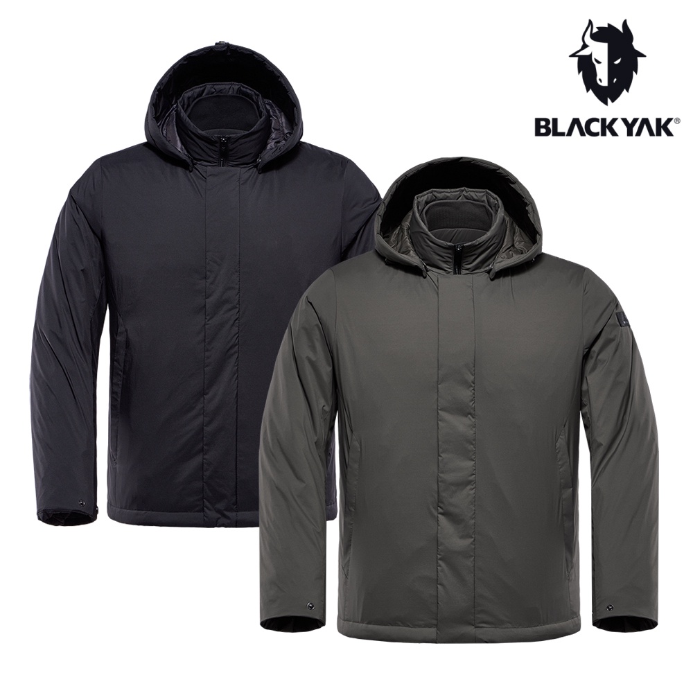 【BLACKYAK】男 COATNEY羽絨外套 (黑色/橄綠)-秋冬 保暖 鵝絨 羽絨外套 |BYBB2MJ407