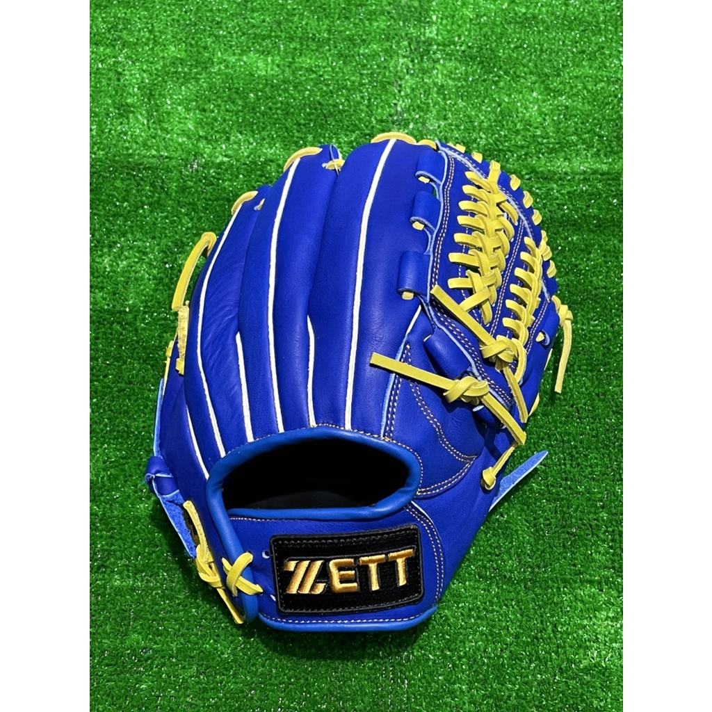 棒球世界 全新ZETT 棒壘球手套網狀檔11.5吋 (BPGT-80206) 寶藍色特價