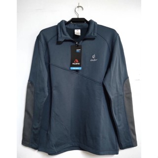 集山莊 歐都納DE-P1108M長袖POLO衫Polartec尺寸：XL