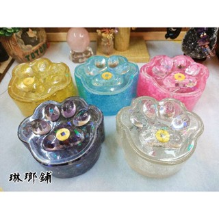 ✨天然水晶✨水晶碎石貓掌招財消磁盒❤️水晶手鍊的家💕預購商品🈵下單前請先聊聊詢問✨