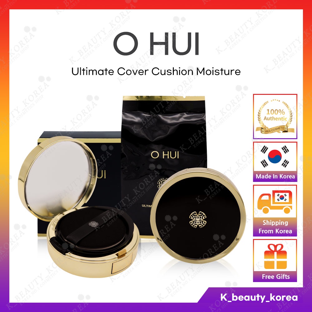 [O HUI 歐蕙] Ultimate Cover 氣墊 粉底 氣墊保濕 15g + 15g (補充裝)