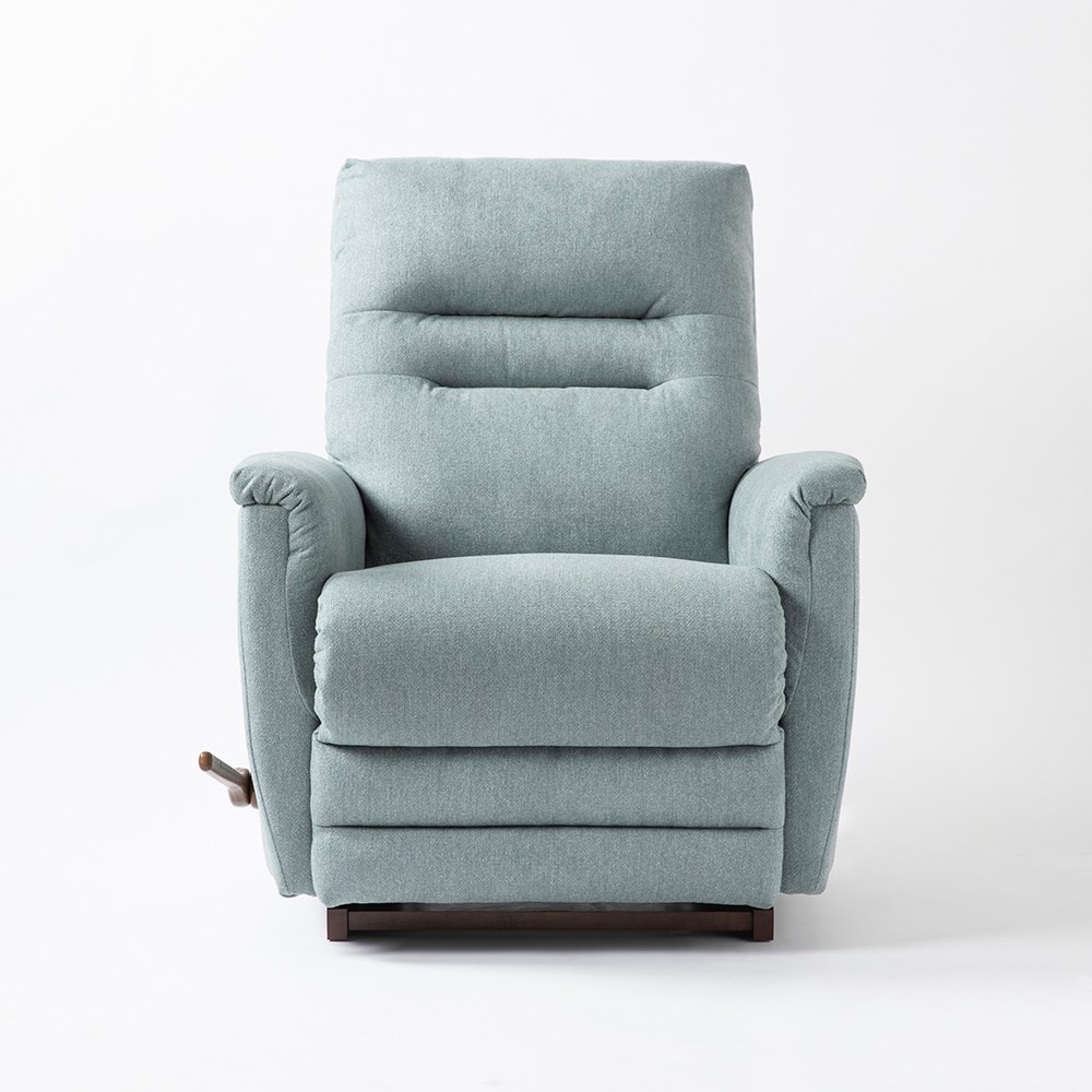 【HOLA】La-Z-Boy 單人布沙發/搖椅式休閒椅(10T584-海泡綠)