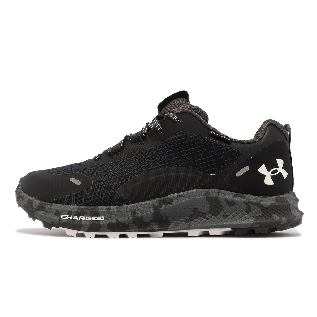 Under Armour UA Charged Bandit TR 2 黑灰 迷彩 越野跑鞋 女鞋 3024763002