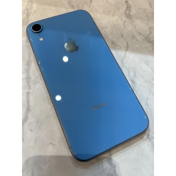 優質二手機 iPhone XR 128G 藍色 電池100% 二手機 工作機 備用機 機況如新 可現金分期