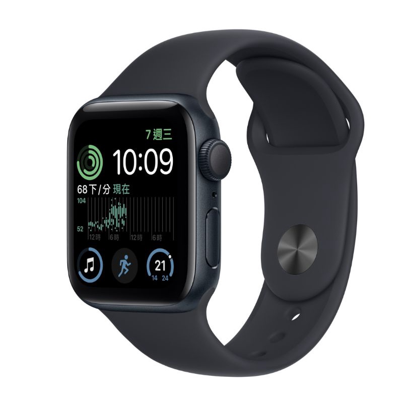 ❤️ 二手 ❤️  A2722 Apple Watch SE 40mm 午夜色鋁金屬錶殼 運動型錶帶 午夜色