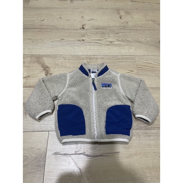 Patagonia kids baby logo patch fleece jacket 18M 抓毛 外套 兒童 小童