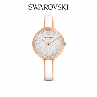 SWAROVSKI 施華洛世奇 CRYSTALLINE DELIGHT 玫金色別緻白璀璨腕錶
