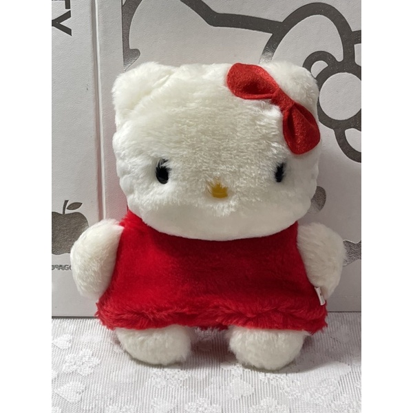kitty 1995日本製 早期 絕版 經典長絨毛放暖暖包娃娃