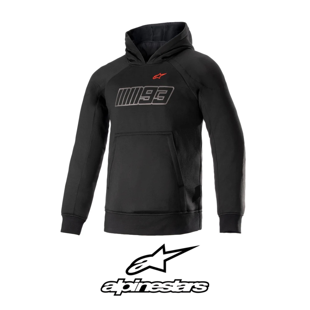 ALPINESTARS MM93 THUNDER HOODIE 黑紅 防摔衣 連帽外套 防摔夾克