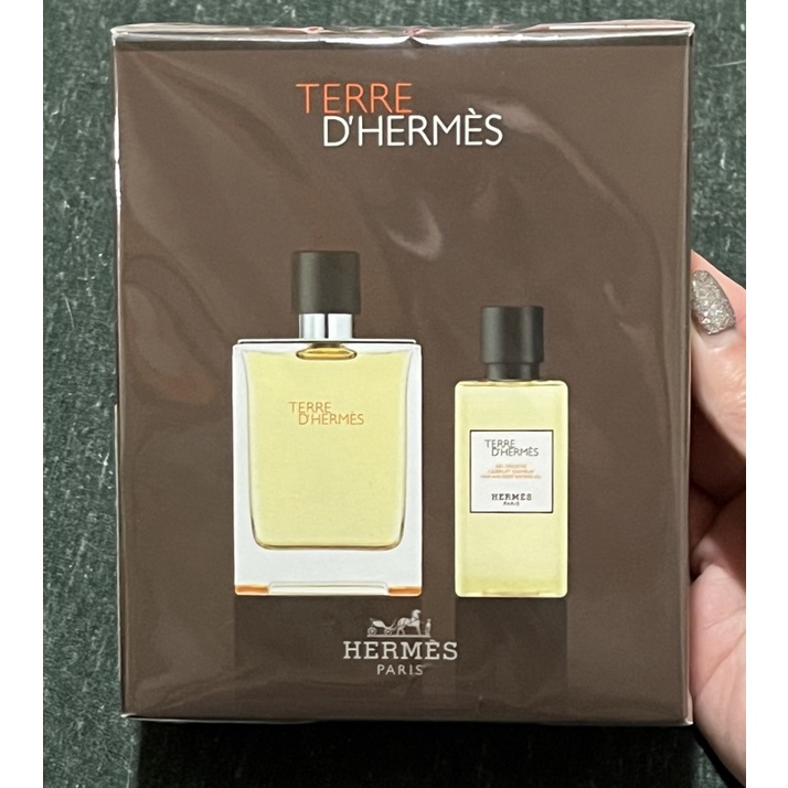 (降價)Hermes Terre D'Hermes 愛馬仕大地男香+洗髮沐浴乳 (全新)