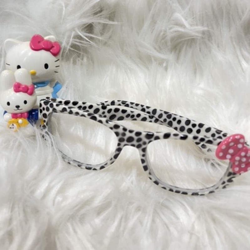 日本進口Hello Kitty豹紋眼鏡框