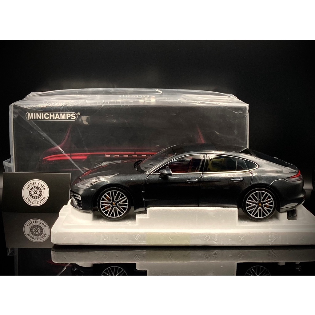 【收藏模人】Minichamps Porsche Panamera Turbo S 2020 鐵灰 1:18 1/18