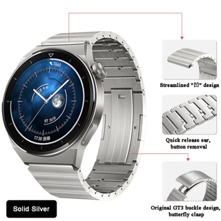 適用於華為手錶 GT 3 錶帶的鈦金屬錶帶