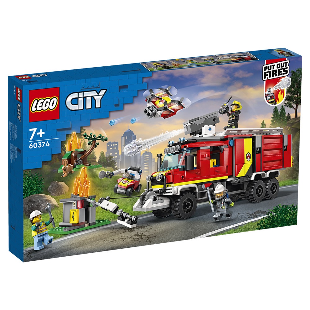 LEGO樂高 LT60374 消防指揮車 City Fire系列