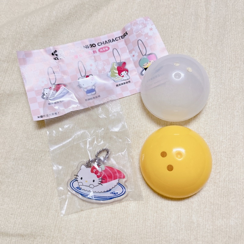 藏壽司 Hello Kitty 鮪魚握壽司凱蒂吊飾 全新未拆