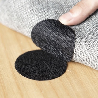 2Pcs 防滑床單沙發套自粘圓形魔術貼 / 雙面桌布地毯固定膠帶 / 鉤環緊固件