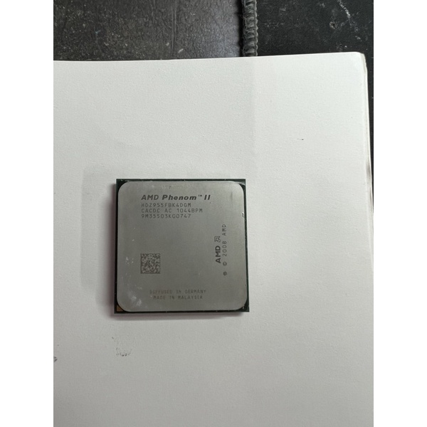 四核心 AMD Phenom ll X4 955 (HDZ955FBK4DGM)二手良品 AM3腳位cpu $100