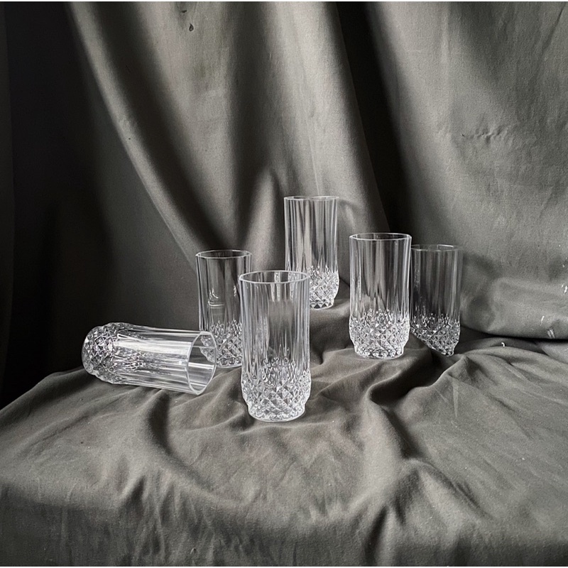{{ 老叢 }}🥛早期法國Longchamp水晶玻璃杯