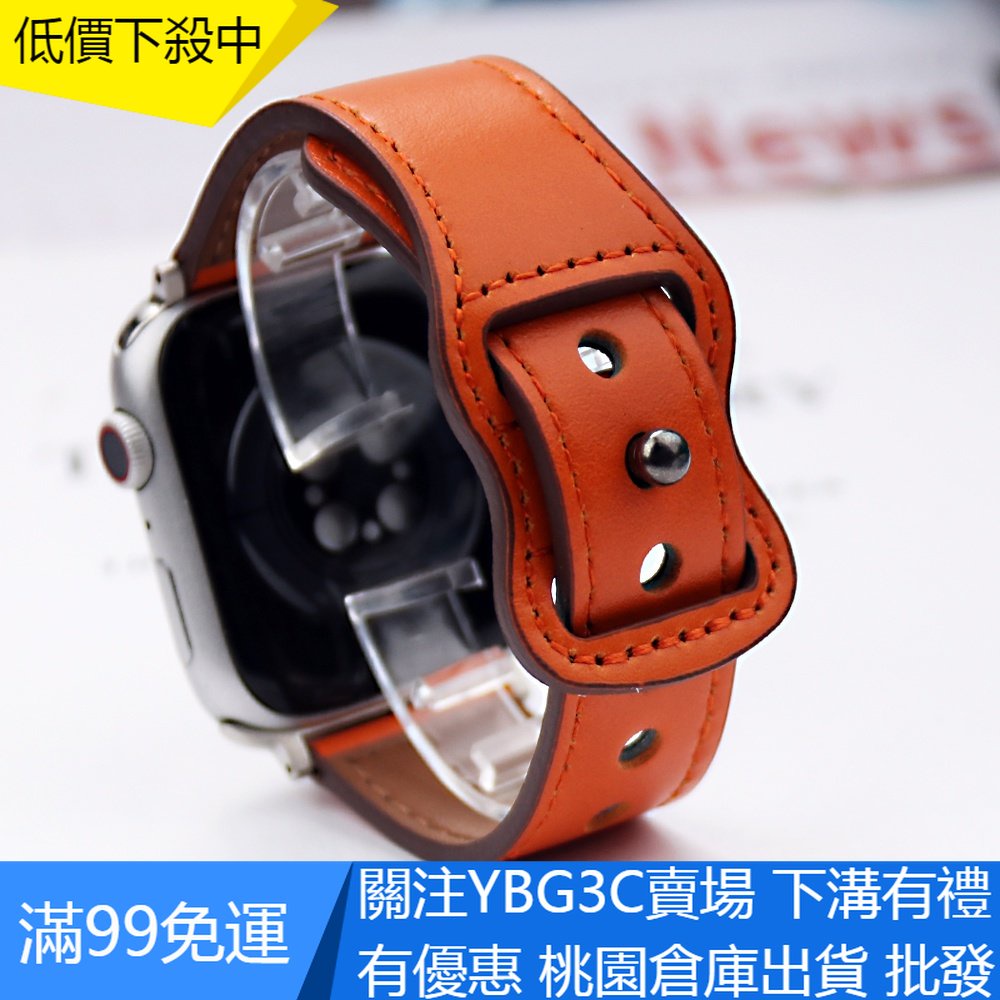 【YBG】復古反扣真皮快拆錶帶 適用三星 galaxy watch 3 錶帶  華為 watch GT2 PRO運動錶帶