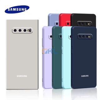 SAMSUNG 三星 Galaxy S8 S9 S10 Plus 官方外殼軟液體矽膠套