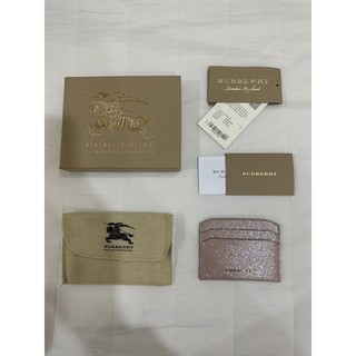 全新品 BURBERRY 卡夾 亮粉