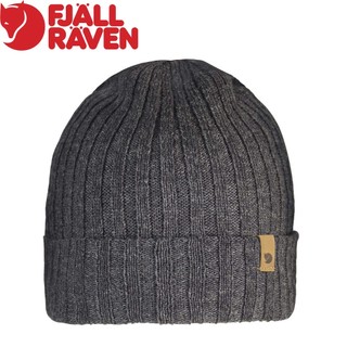 【Fjallraven 小狐狸 Byron Hat Thin 針織羊毛帽《石墨灰》】F77387/保暖帽/毛帽