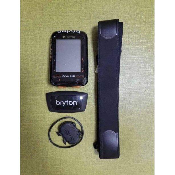 Bryton 450 GPS碼表 無磁踏頻感應器 心跳帶