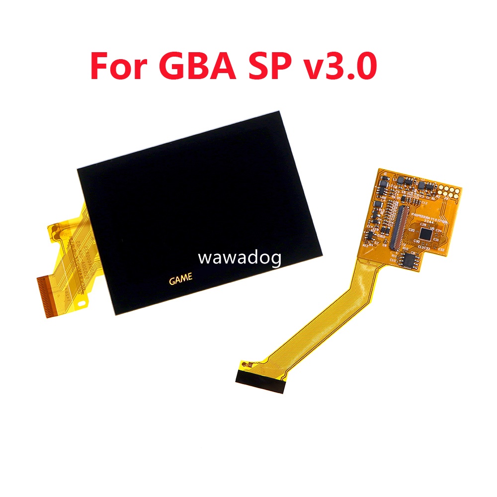 適用於 Nintend GBA SP V3.0 高亮 IPS LCD 屏幕適用於 GBA SP 遊戲機 5 級亮度可調液