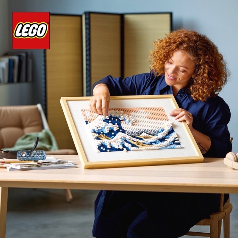 【無人島玩具】LEGO 樂高 日本藝術掛畫系列 北齋 神奈川沖浪裏 [31208]