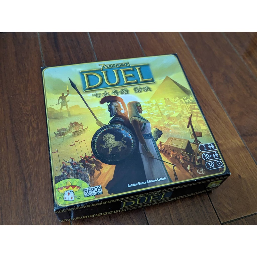 [二手][中文]七大奇蹟對決 (7 Wonders Duel)